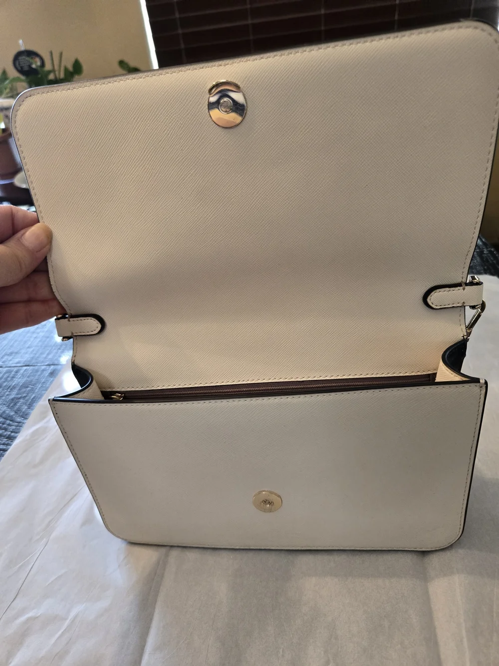 kate spade Two-Tone Crossbody Bag in Blush and Cream